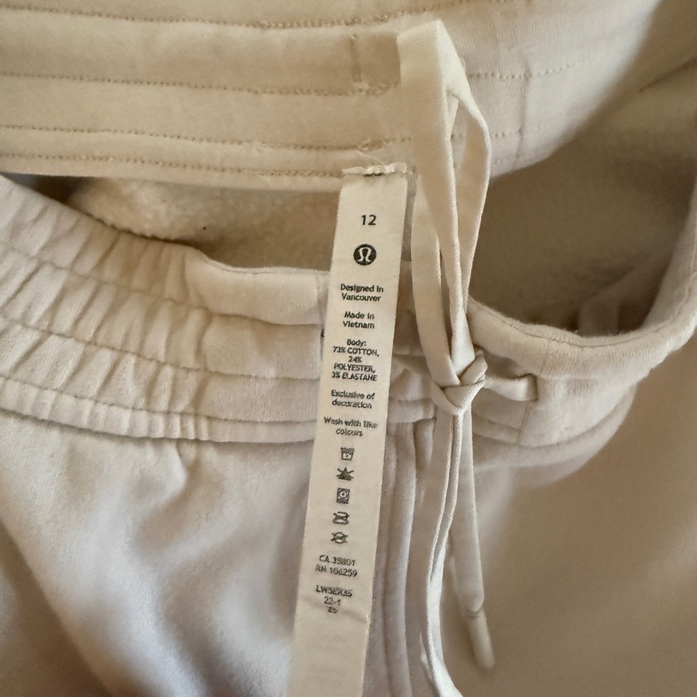 Lululemon White Opal Loungeful Straight Leg Pant - Picture 3 of 5
